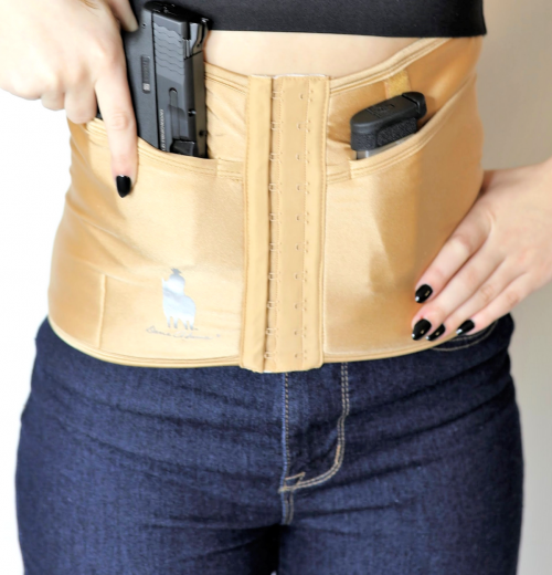 Concealed Carry Corset Front