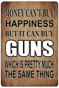 guns buy happiness