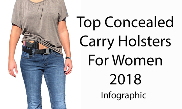 Hidden Heat Lace - Women's Concealed Carry Gun Holster - Black