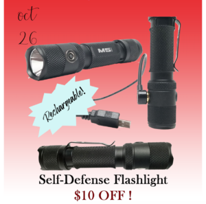 Oct, 26 flashlight $10 off